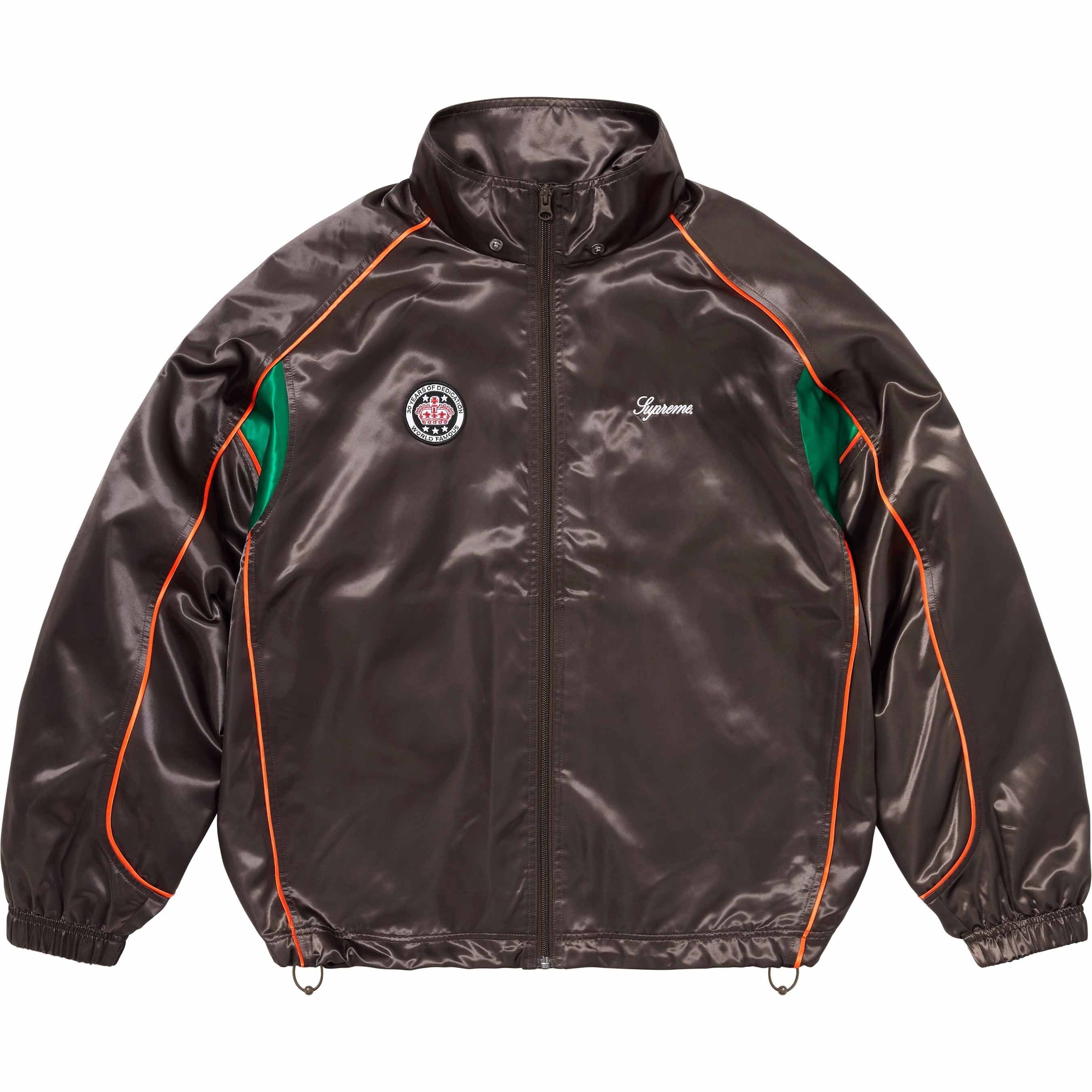 Satin Hooded Track Jacket view 11